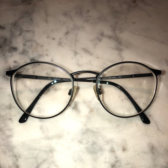 VTG Safilo Italy SafiloTeam 3686 003 Black Metal Frames - Picture 1 of 5